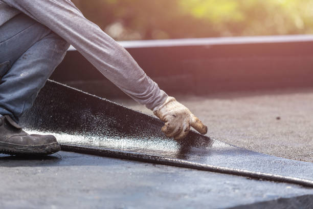 Professional Crawl Space Encapsulation technician working in Churubusco, IN